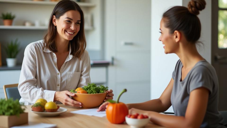 Nutrition consulting session